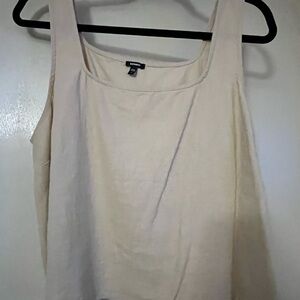 Express Cream Tank Top